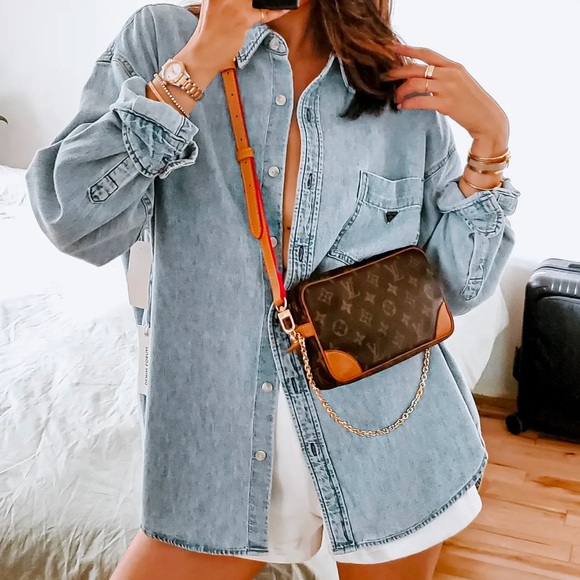 Authentic Louis Vuitton Pochette Marly Bandouliere  Shoulder Bag TH0930 - Picture 2 of 16